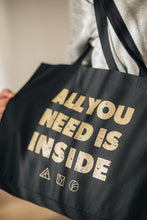 Load image into Gallery viewer, Inside Bag - black - AYNII gold
